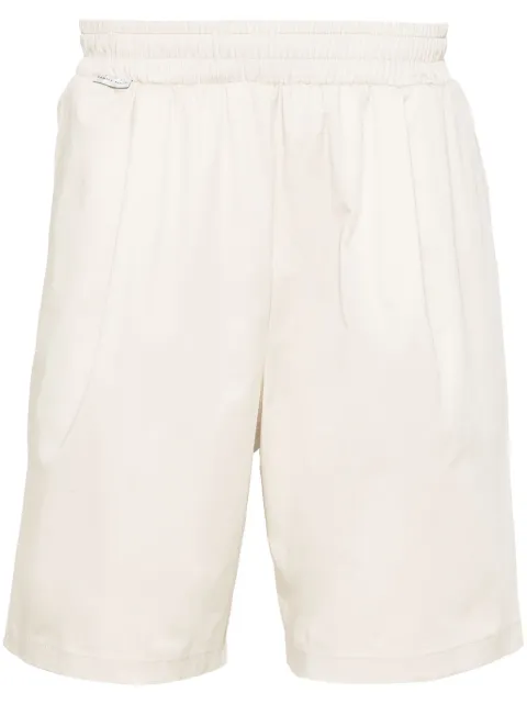 Family First elasticated-waist poplin shorts White PSS2407