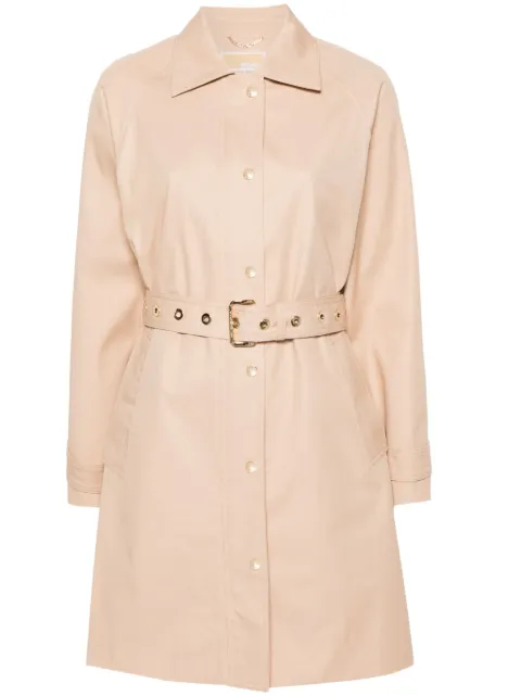 Michael Michael Kors twill midi trench coat Neutrals MR420DQDTY