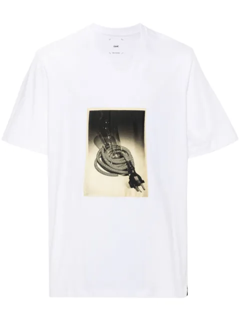 OAMC logo-print cotton T-shirt White 24E28OAJ13COT00914