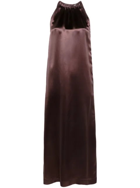 LouLou de Saison Morene halterneck maxi dress Purple MORENE