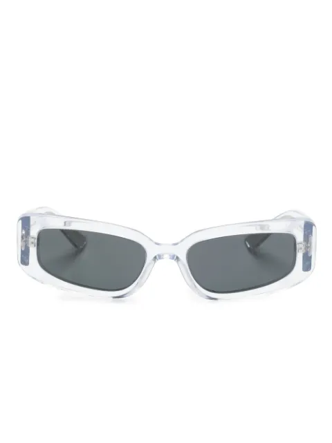 Dolce & Gabbana Eyewear DNA rectangle-frame sunglasses White DG4445
