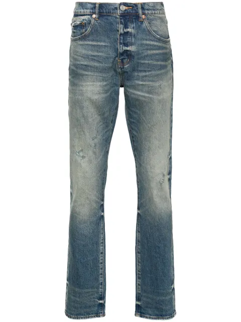 Purple Brand P005 2 Year Dirty Fade straight-leg jeans Blue P005TYFM124