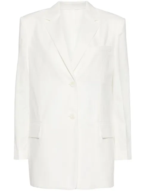 Juun.J single-breasted cotton blazer White JW4311W00