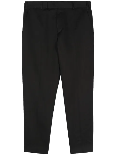 PT Torino cotton-blend tailored trousers Black CORSZ1Z00FWDBP65