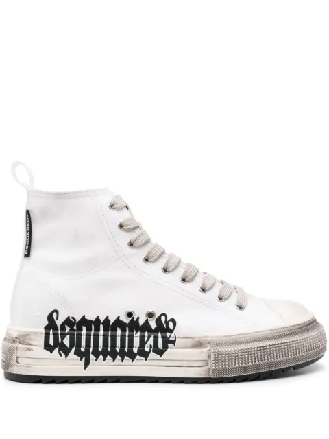 DSQUARED2 Berlin distressed sneakers White SNM033325406367