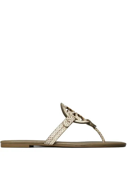 Tory Burch Miller leather sandals Neutrals 158573