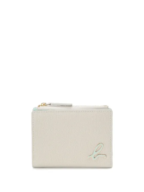 agnès b. logo-plaque leather wallet White P295VCU6