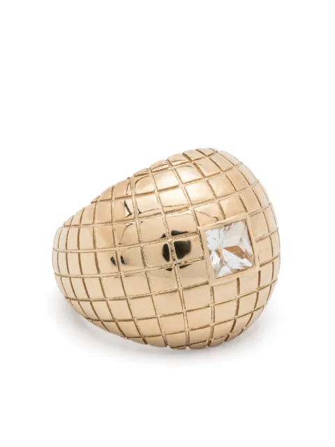 Yvonne Léon 9kt yellow gold Boule Disco ring Gold BAGUEBOULEDISCOOJ