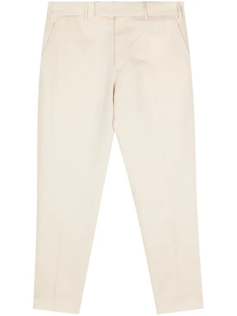 PT Torino Rebel cropped trousers Neutrals CORSZ1Z00FWDBP65