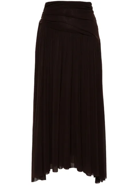 Philosophy Di Lorenzo Serafini draped-detail skirt Brown A01112118
