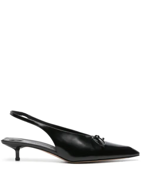 Jacquemus Les Slingbacks Cubisto pumps Black FOW00138AC18A03