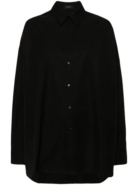 WARDROBE.NYC mini shirt dress Black W1085R17