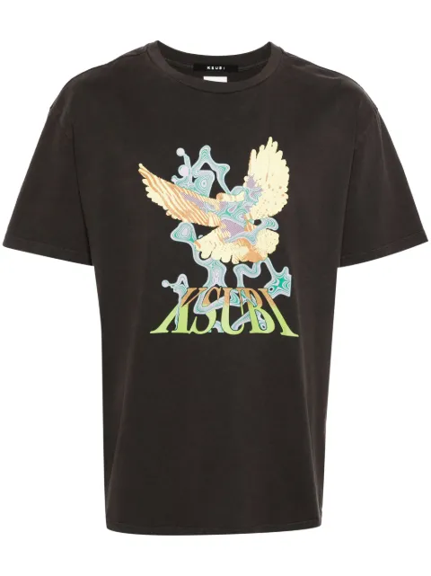 Ksubi Flight Biggie Ss cotton T-shirt Black MPS24TE011