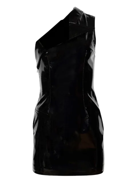 LaQuan Smith one-shoulder mini dress Black LSFW23D006