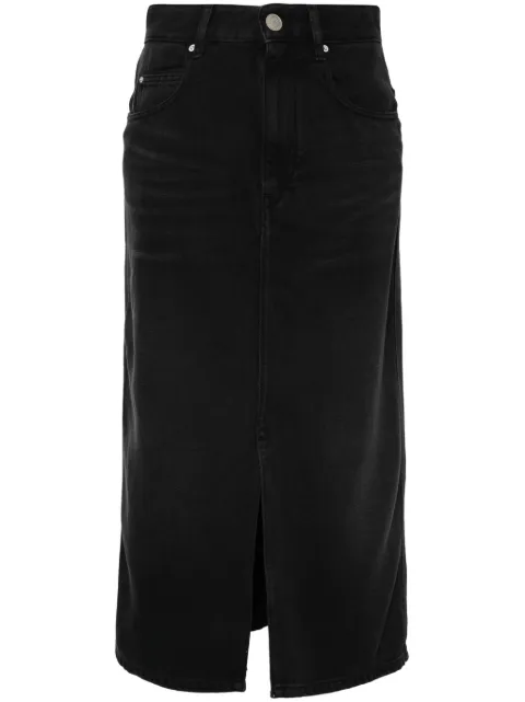 ISABEL MARANT Tilauria denim midi skirt Black JU0045FBB1H07I