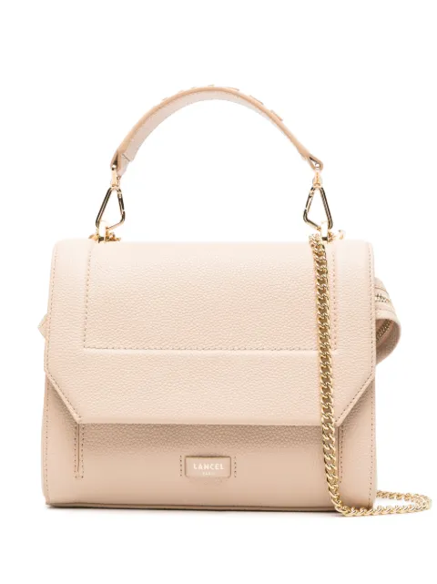 Lancel Ninon leather shoulder bag Neutrals A09222