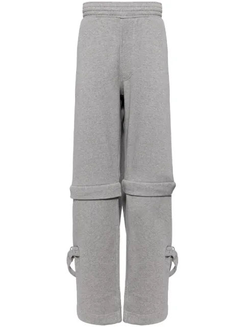 Givenchy detachable-leg cotton track pants Grey BM51EA3YHP