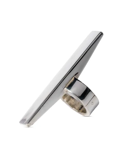 Parts of Four Sistema Rotated Bridge sterling silver ring Silver 14016PA