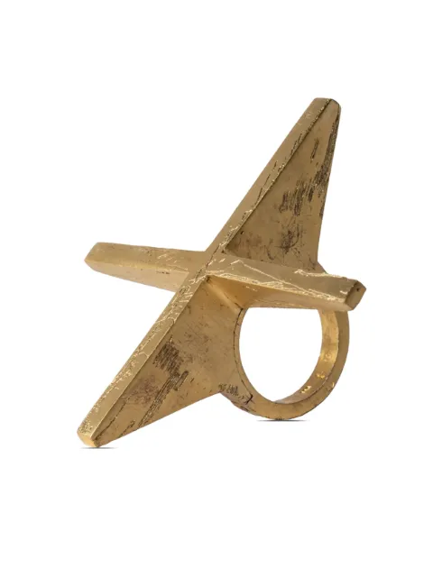 Parts of Four Sistema burnished-effect ring Gold 14017AGAAG