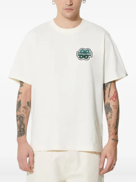 Filling Pieces logo-patch T-shirt Neutrals 74433929936