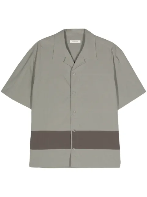Craig Green stripe-detail poplin cotton shirt Grey CGSS24CWOSHI08