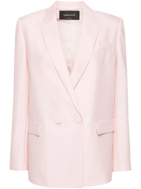Fabiana Filippi double-breasted blazer Pink GCD264F162D6240000