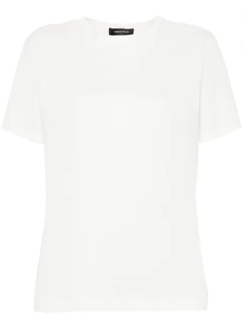 Fabiana Filippi panelled cotton T-shirt White JED274F445H461