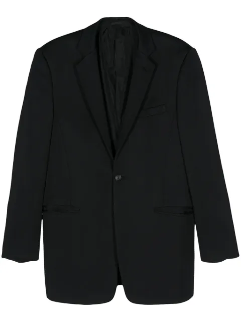 Giorgio Armani Pre-Owned 2000s single-breasted striped blazer Blue GIAR450KF