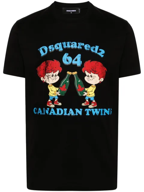 DSQUARED2 Cool Fit cotton T-shirt Black S71GD1396S23009