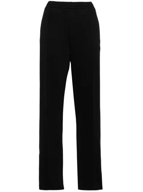 Moncler appliqué-logo track pants Black J10938H0000489A8K