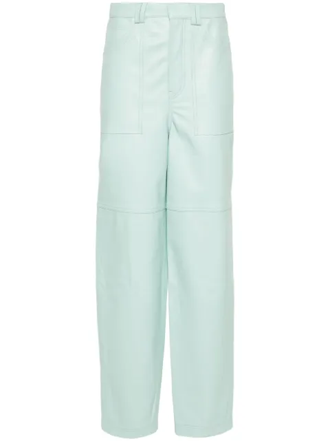 REV The Ruby leather trousers Blue PS24JE0004