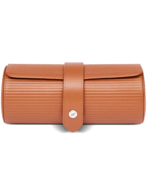 Rapport Nova three-watch roll case Brown D343