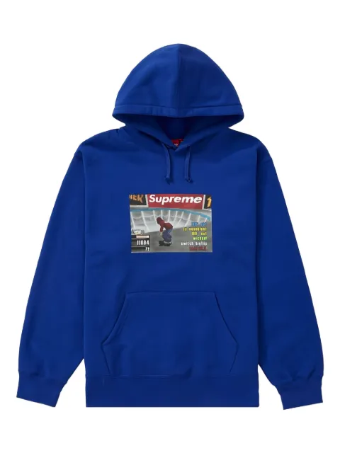 Supreme x Thrasher graphic-print hoodie Blue FW21SW98