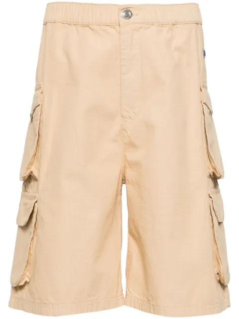 Les Benjamins cotton-ripstop cargo shorts Brown LB24SSKISMUSO009
