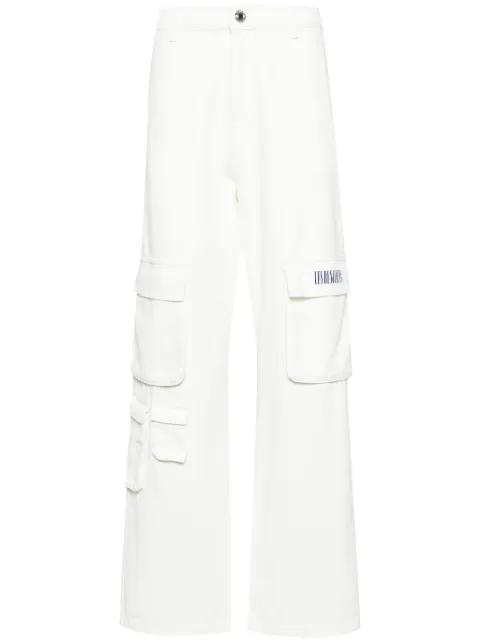 Les Benjamins denim cargo pants White LB24SSKISMUUP007