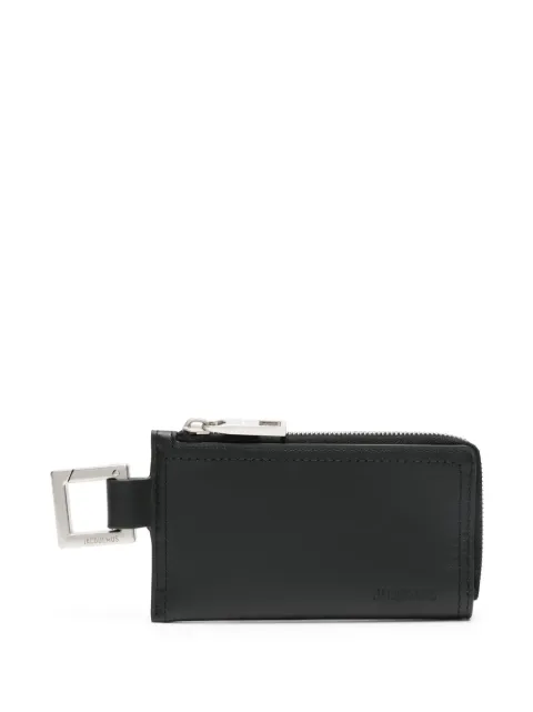 Jacquemus Le Porte-Zippé Cuerda cardholder Black 245SL1273061