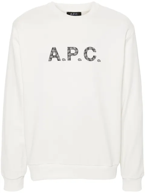 A.P.C. Timothy cotton sweatshirt White COEIPH27886