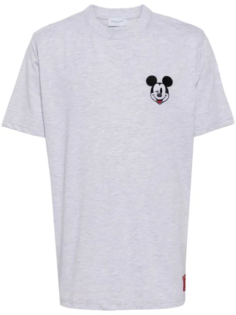 Family First Mickey Mouse-print cotton T-shirt Grey TS2409