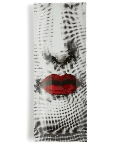 Fornasetti Tema e Variazioni N.397 porcelain tray White P42Y397