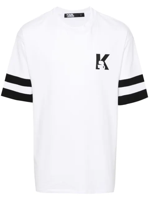 Karl Lagerfeld logo-print T-shirt White 755265541221