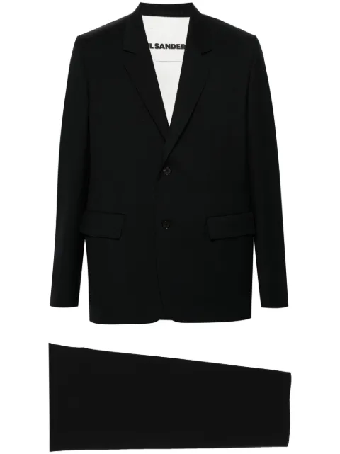 Jil Sander wool single-breasted suit Blue J23FT0001J40159