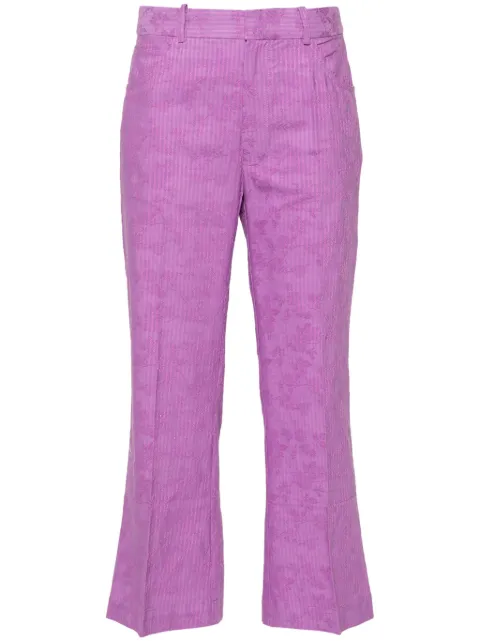 Rodebjer Miso striped trousers Purple 2400362