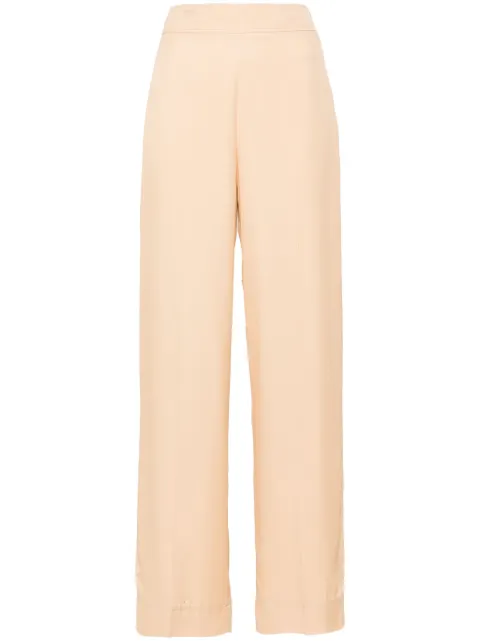 Jil Sander high-waisted straight-leg trousers Neutrals J04KA0005J65004