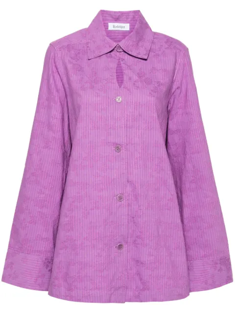 Rodebjer Bahar striped shirt Purple 2300555