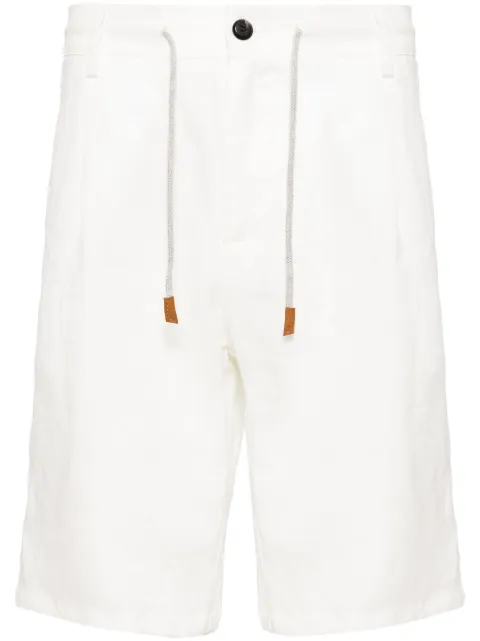Eleventy linen bermuda shorts White I75BERG04TES0I020