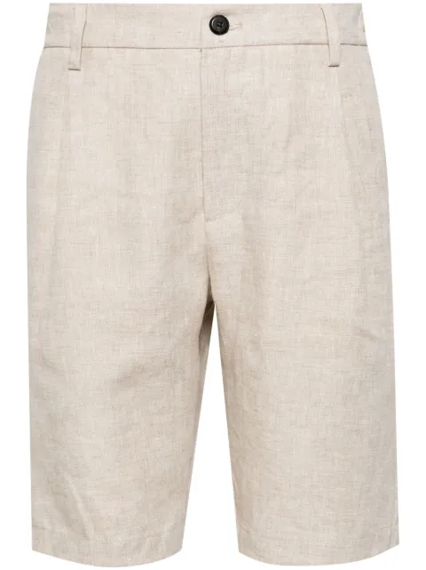 Eleventy linen bermuda shorts Neutrals I75BERI09TES0I309