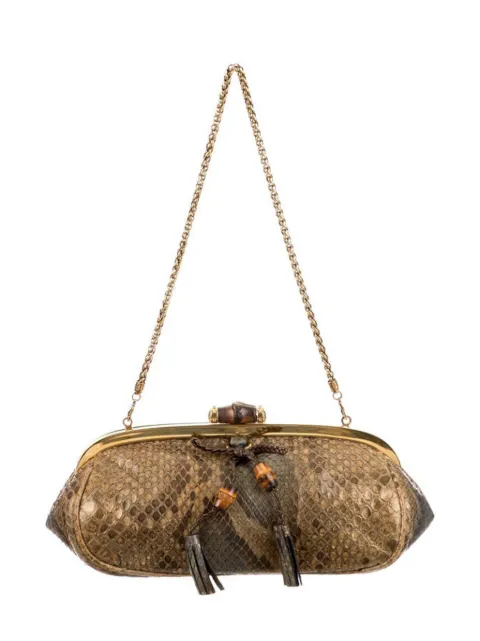 Gucci Pre-Owned leather mini shoulder bag Brown 123456TFGC