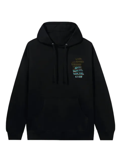 Anti Social Social Club Channel 747 hoodie Black 7012569