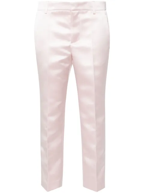 Philosophy Di Lorenzo Serafini cropped satin trousers Pink J03090723