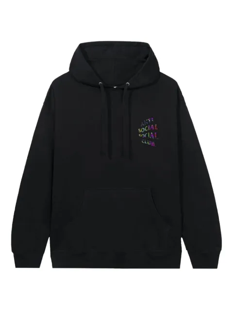 Anti Social Social Club Fuzzy Connection hoodie Black 983037